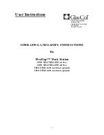 Preview for 1 page of Glas-Col FlexiVap 109A YH-1/YH-1-HF Operating And Safety Instructions Manual