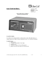 Glas-Col LimiTrol 104A PC512 User Instructions preview