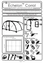 Preview for 1 page of Glasdon Echelon Corral Installation And Maintenance Instructions Manual