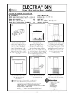 Предварительный просмотр 4 страницы Glasdon Electra Bin Operator Instructions