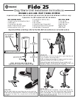 Preview for 1 page of Glasdon Fido 25 Installation Instructions