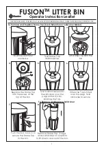 Glasdon FUSION LITTER BIN Instruction Leaflet preview