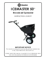 Glasdon ICEMASTER 50 Instruction Leaflet preview