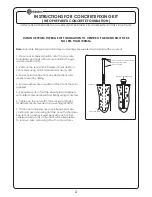 Preview for 2 page of Glasdon LOWTHER SEAT Installation Instructions