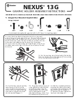 Glasdon NEXUS 13G Assembly Instructions preview