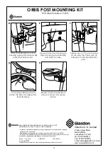 Preview for 2 page of Glasdon ORBIS POST MOUNTING KIT Installation Manual