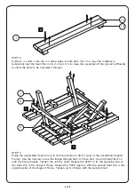 Preview for 6 page of Glasdon RECYCLED MATERIAL PICNIC TABLE Assembly Instructions Manual