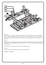 Preview for 7 page of Glasdon RECYCLED MATERIAL PICNIC TABLE Assembly Instructions Manual