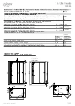 Preview for 7 page of glass 1989 archimede 120/80 Manual