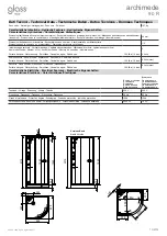 Preview for 7 page of glass 1989 archimede 90 R Manual