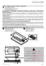 Preview for 3 page of glass 1989 CONCRETE BATH Manual