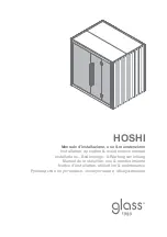 glass 1989 HOSHI 150X110CM Installation, Operation & Maintenance Manual предпросмотр