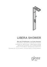 Предварительный просмотр 1 страницы glass 1989 LIBERA SHOWER Installation, Operation & Maintenance Manual