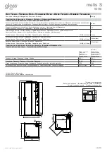 Preview for 7 page of glass 1989 metis S 90/90 Manual