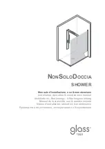 glass 1989 NONSOLODOCCIA SHOWER Installation, Operation & Maintenance Manual preview