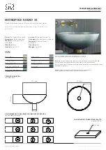 Preview for 1 page of Glass Design METROPOLE ROUND 34 Technical Data Sheet & Installation Instructions