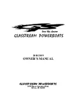 Предварительный просмотр 1 страницы Glasstream Powerboats 17CCR Owner'S Manual