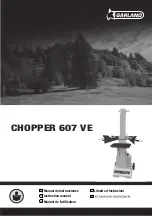 Glasswelt GARLAND CHOPPER 607 VE Instruction Manual preview