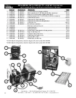 Preview for 20 page of Glastender BB108 Operation Manual, Parts Directory, And Price List