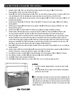 Предварительный просмотр 3 страницы Glastender CS-42 Assembly Instructions