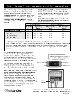 Предварительный просмотр 2 страницы Glastender Dixell Operation Manual