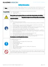 Preview for 4 page of GLAZING VISION Pitchridge Installation Manual