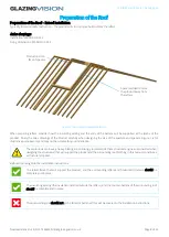 Preview for 8 page of GLAZING VISION Pitchridge Installation Manual