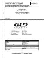 Preview for 35 page of GLD Products 42-0002 Manual