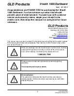 Предварительный просмотр 3 страницы GLD Products 42-1055 Replacement Parts Manual