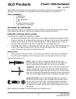 Предварительный просмотр 5 страницы GLD Products 42-1055 Replacement Parts Manual