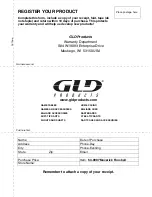 Предварительный просмотр 12 страницы GLD Products 64-0907 Replacement Parts Manual