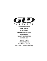 Предварительный просмотр 15 страницы GLD Products 64-0907 Replacement Parts Manual