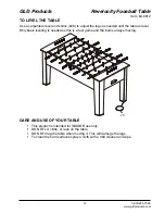 Preview for 15 page of GLD Products 64-0912 Manual