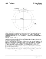 Предварительный просмотр 7 страницы GLD Products 727 Manual