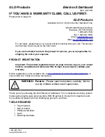 Preview for 4 page of GLD Products ElectronX Manual