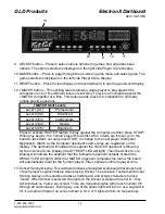 Preview for 14 page of GLD Products ElectronX Manual