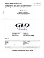 Preview for 19 page of GLD Products Madrid 64-0909 Product Manual