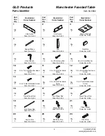 Preview for 4 page of GLD Products Manchester Foosball Table Assembly Instruction Manual