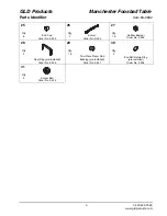 Preview for 5 page of GLD Products Manchester Foosball Table Assembly Instruction Manual