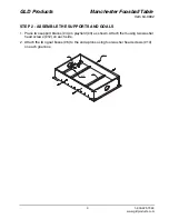 Preview for 9 page of GLD Products Manchester Foosball Table Assembly Instruction Manual