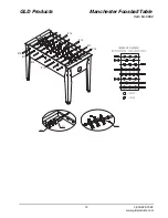 Preview for 12 page of GLD Products Manchester Foosball Table Assembly Instruction Manual