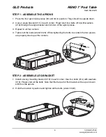 Предварительный просмотр 8 страницы GLD Products RENO 7 Manual