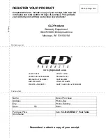 Предварительный просмотр 19 страницы GLD Products RENO 7 Manual