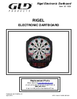 GLD Products RIGEL Manual preview