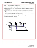 Preview for 11 page of GLD Products Sheffield Manual