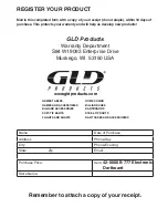 Предварительный просмотр 33 страницы GLD Products VIPER 777 Replacement Parts Manual