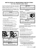 Preview for 1 page of Gleason Reel Dual Hose Reel-Direct Drive K24 Installation And Maintenance Instructions