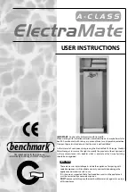 Preview for 1 page of Gledhill Response A-Class ElectraMate User Instructions