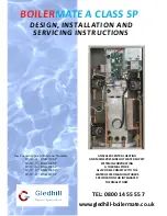 gledhill BMA 120 SP Design, Installation And Servicing Instructions preview