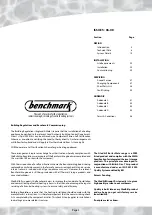 Preview for 2 page of gledhill BMA 215 OV-SOL Design, Installation & Servicing Instructions